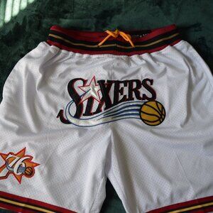 Philadelphia 76ers Basketball Shorts Just Don L